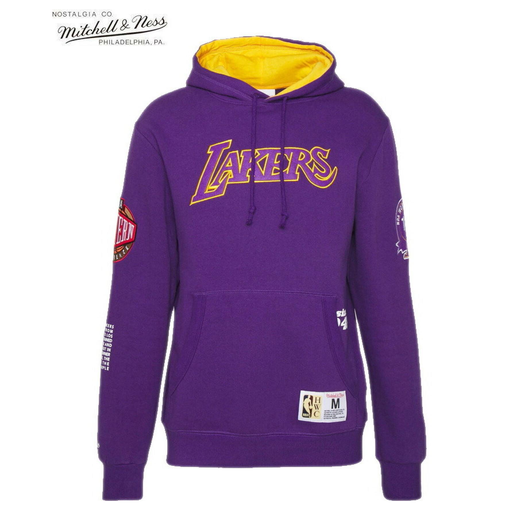 Sweatshirt con capucha Los Angeles Lakers Origins