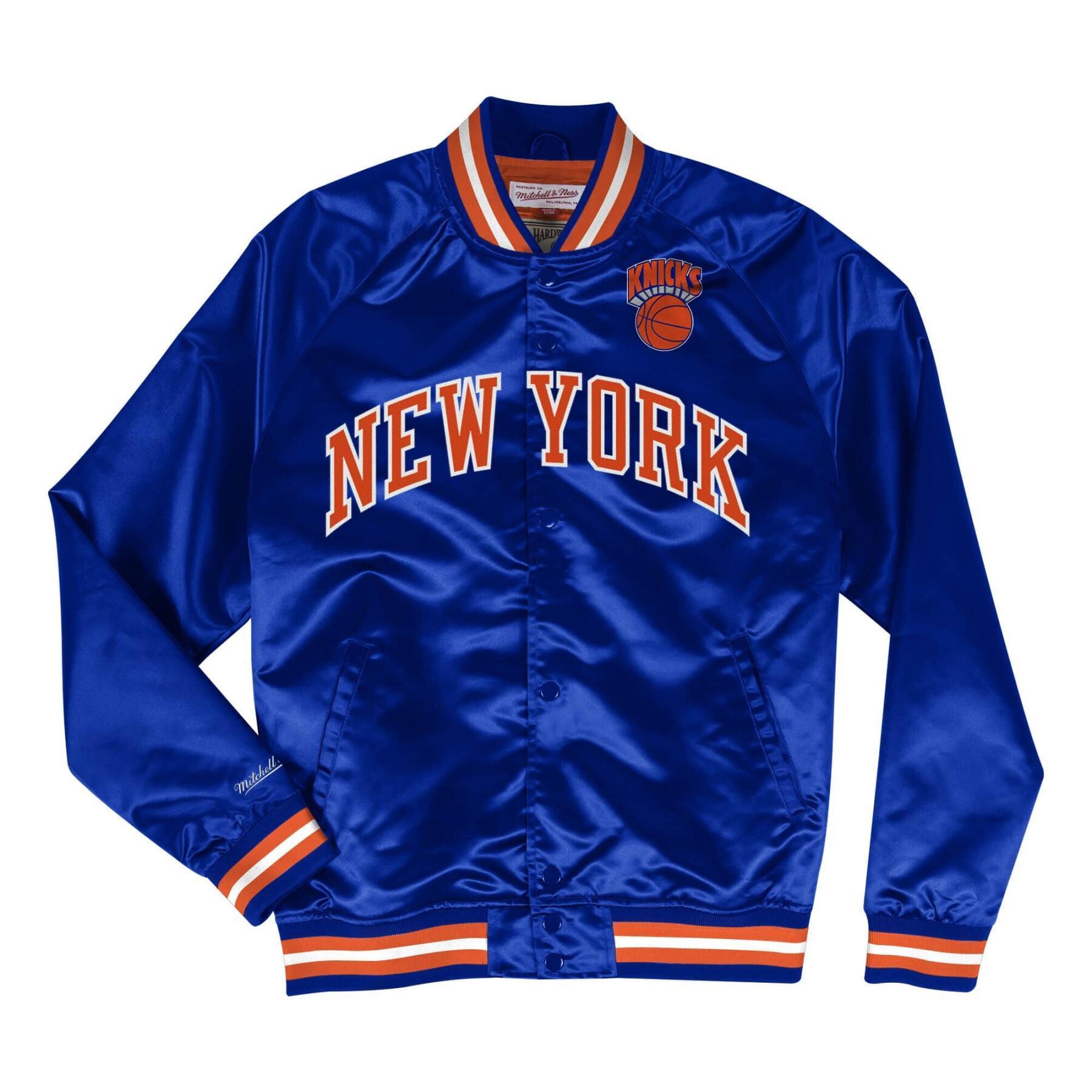 Chaqueta ligera satinada New York Knicks