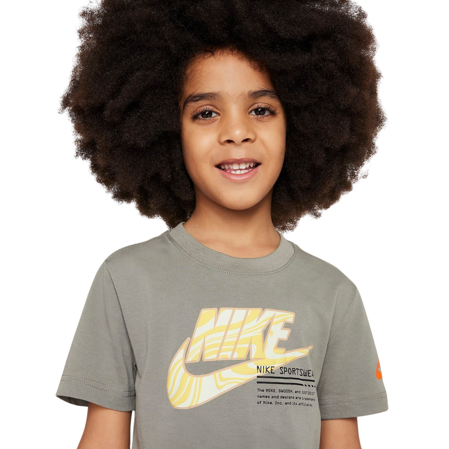 Camiseta infantil Nike Futura Micro Text