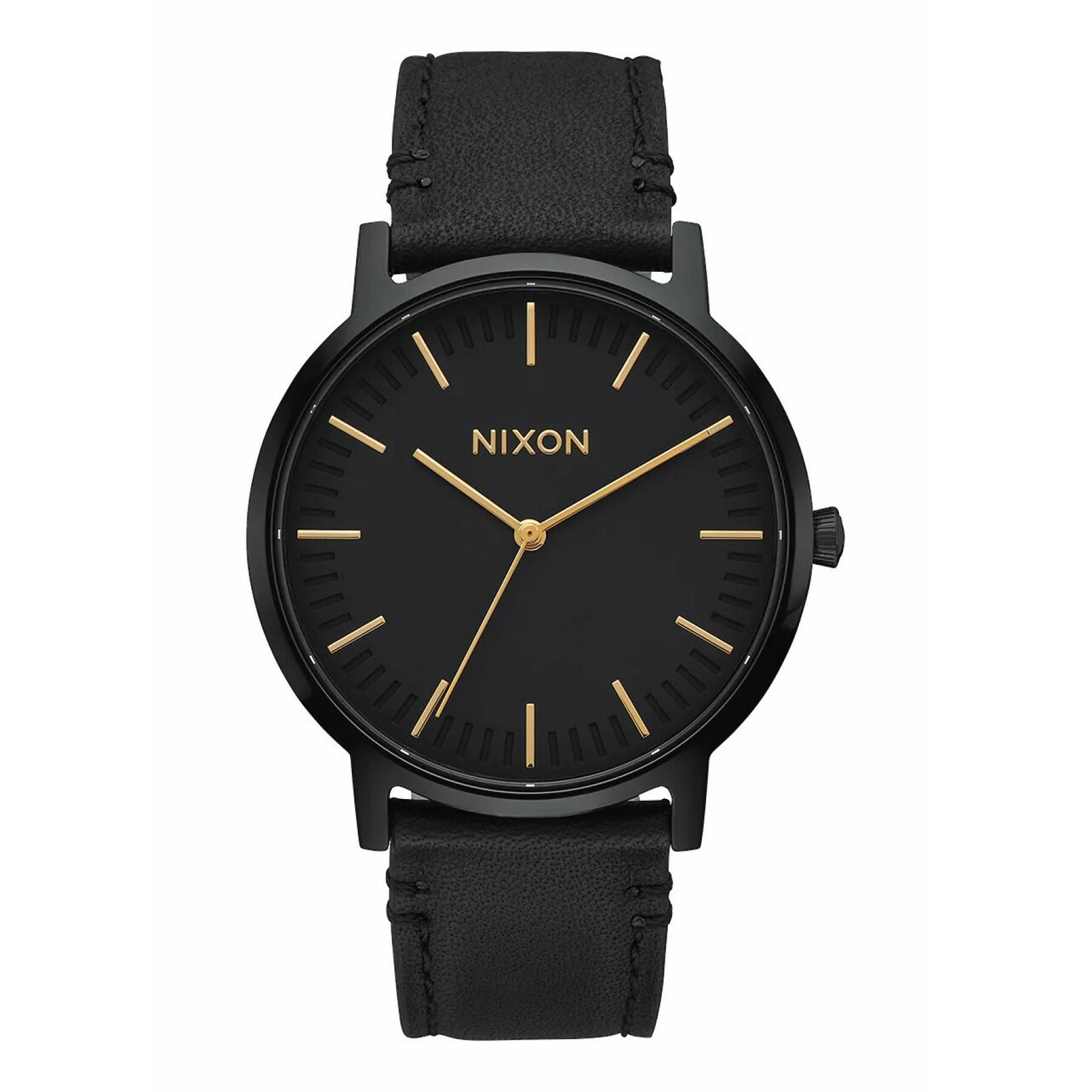 Reloj de cuero Nixon Porter