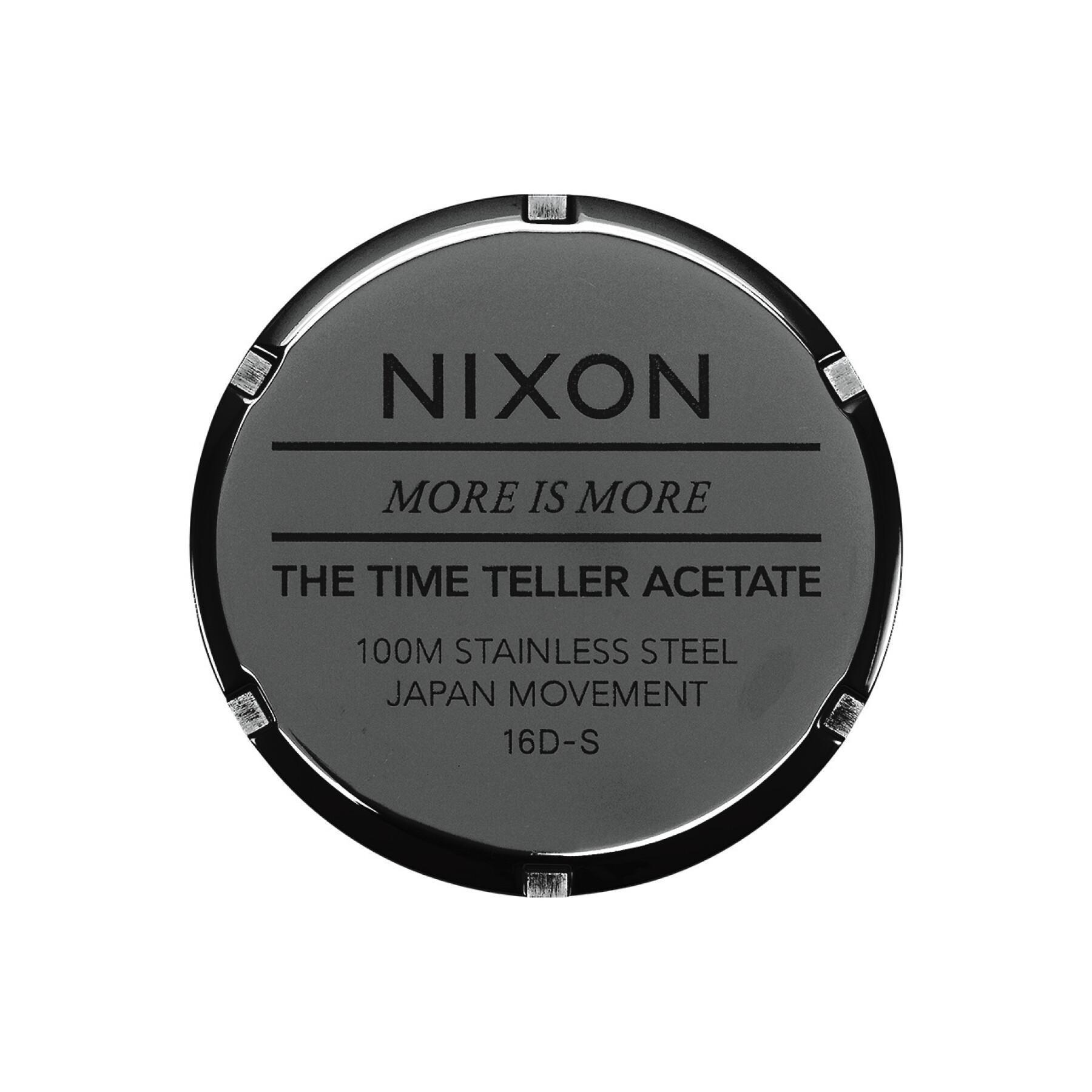 Reloj de mujer Nixon Time Teller Acetate