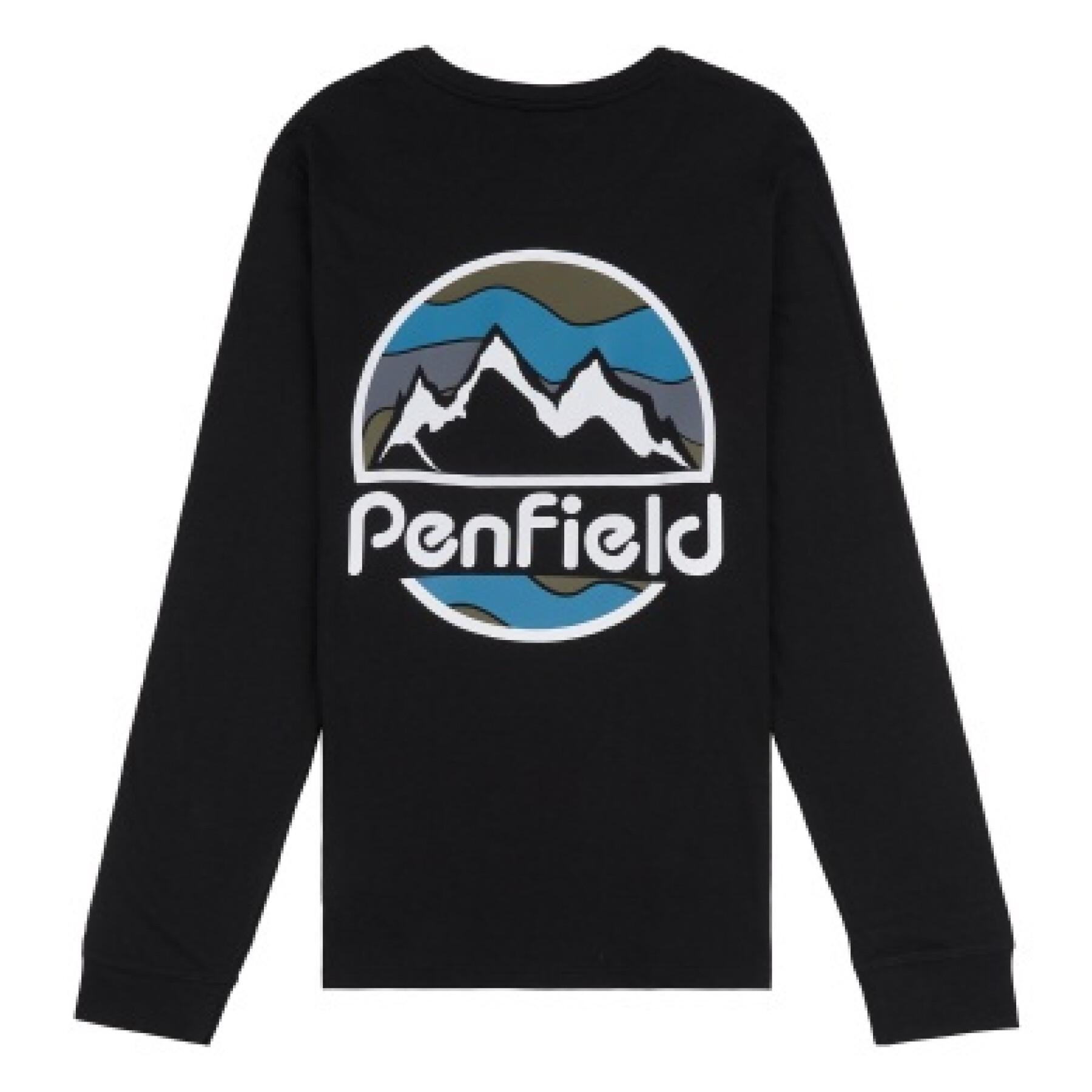 Camiseta mangas largas Penfield back circular