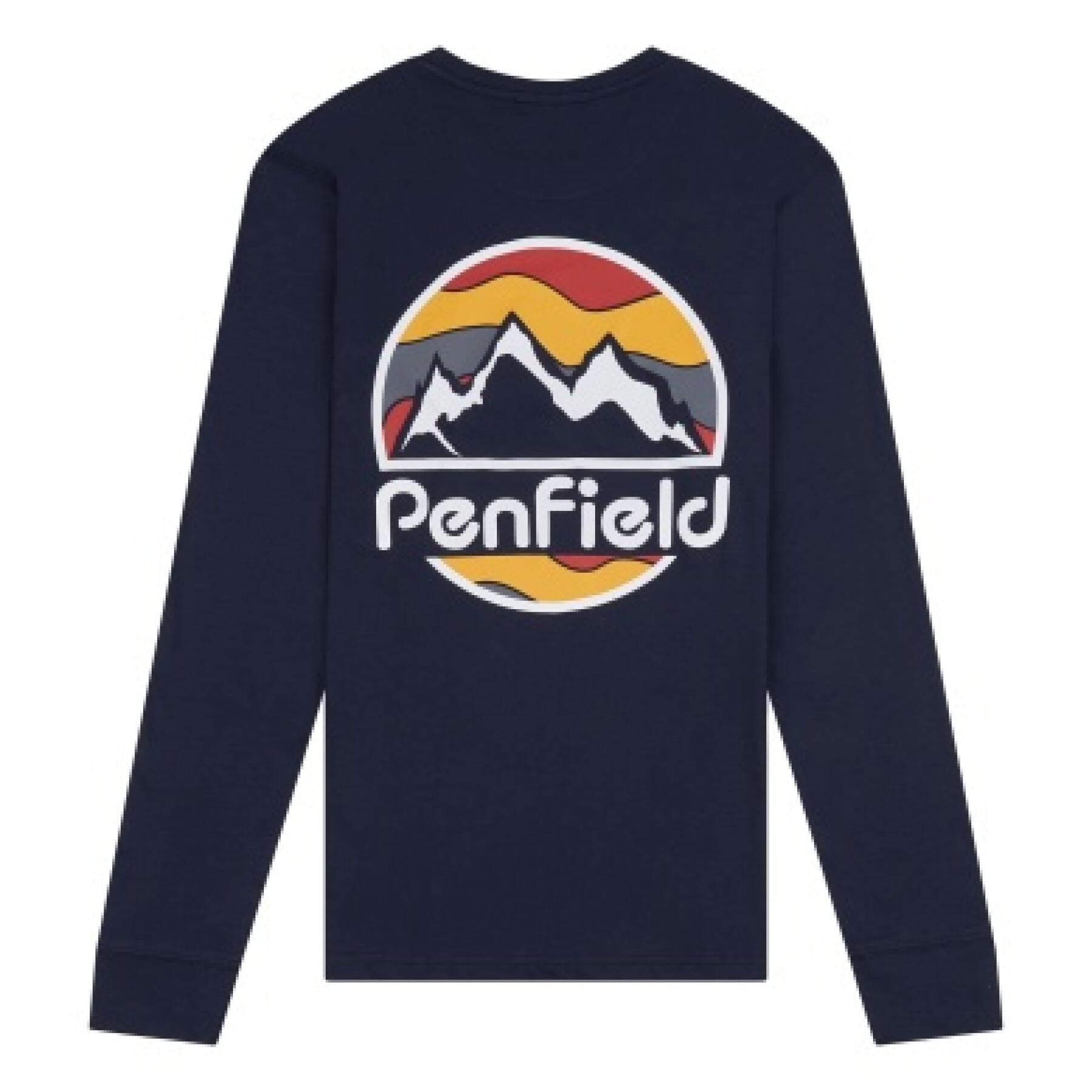 Camiseta mangas largas Penfield back circular