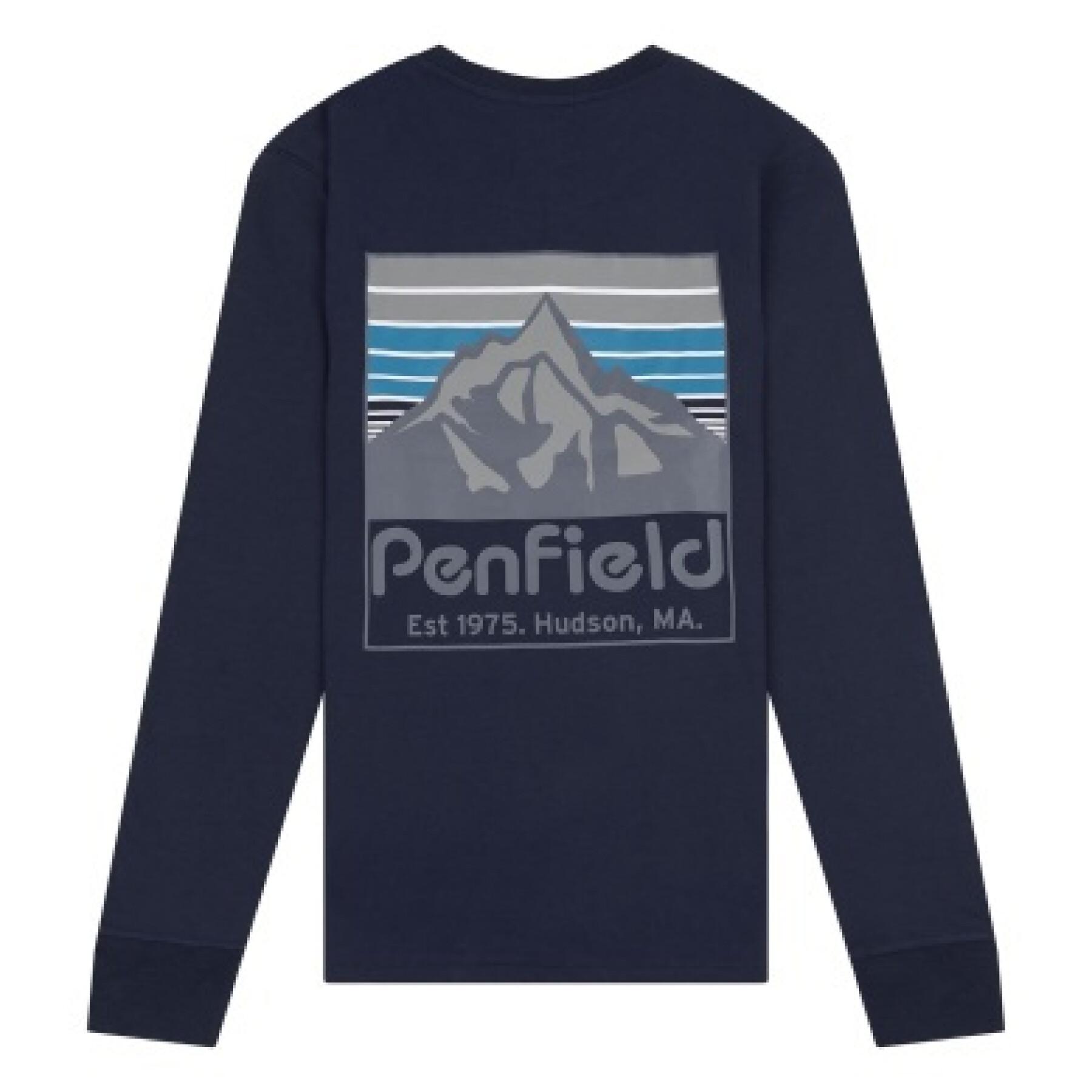 Camiseta mangas largas Penfield back graphic