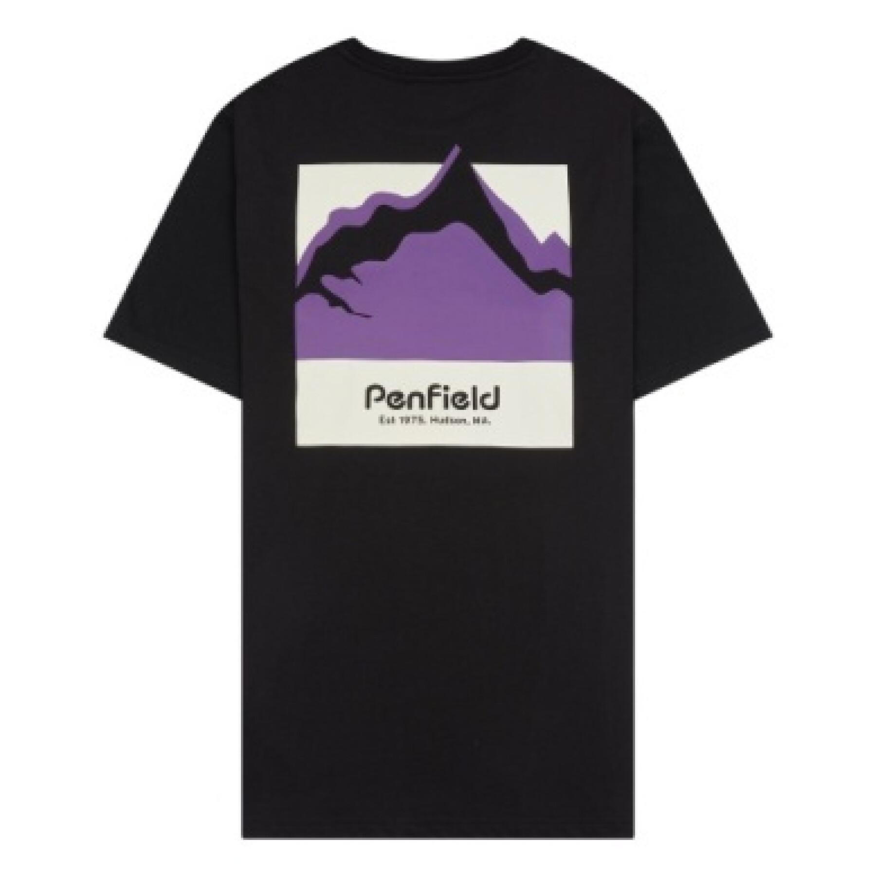 Camiseta oversize mujer Penfield montain graphic