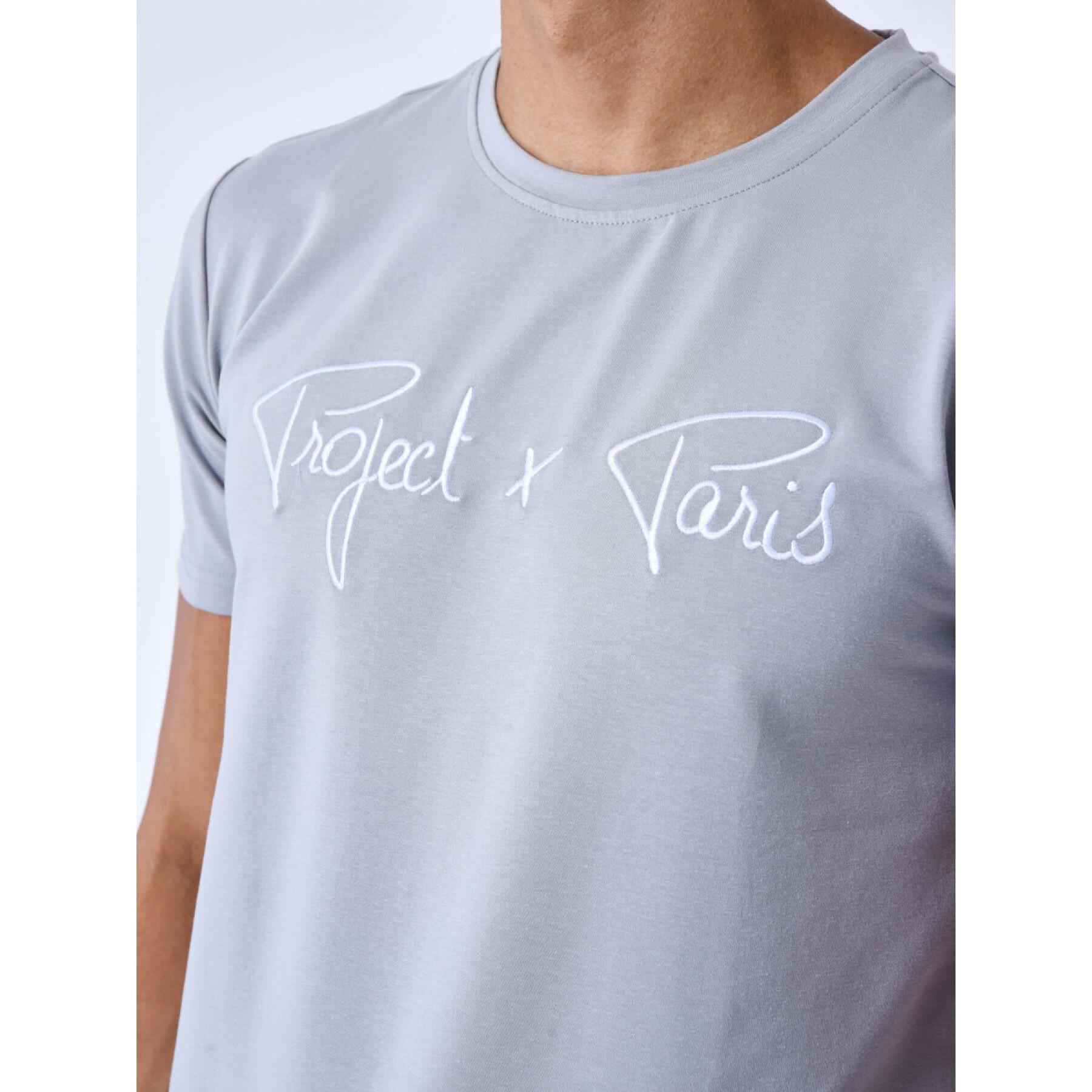 Camiseta con logotipo bordado Project X Paris Basic