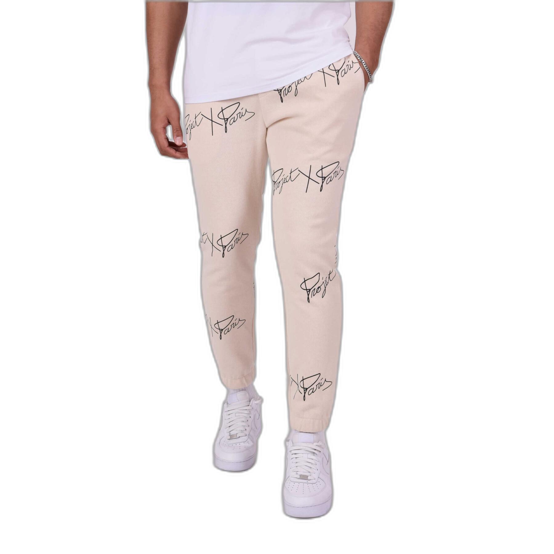 Pantalón de chándal con estampado Project X Paris Soft Logo all over