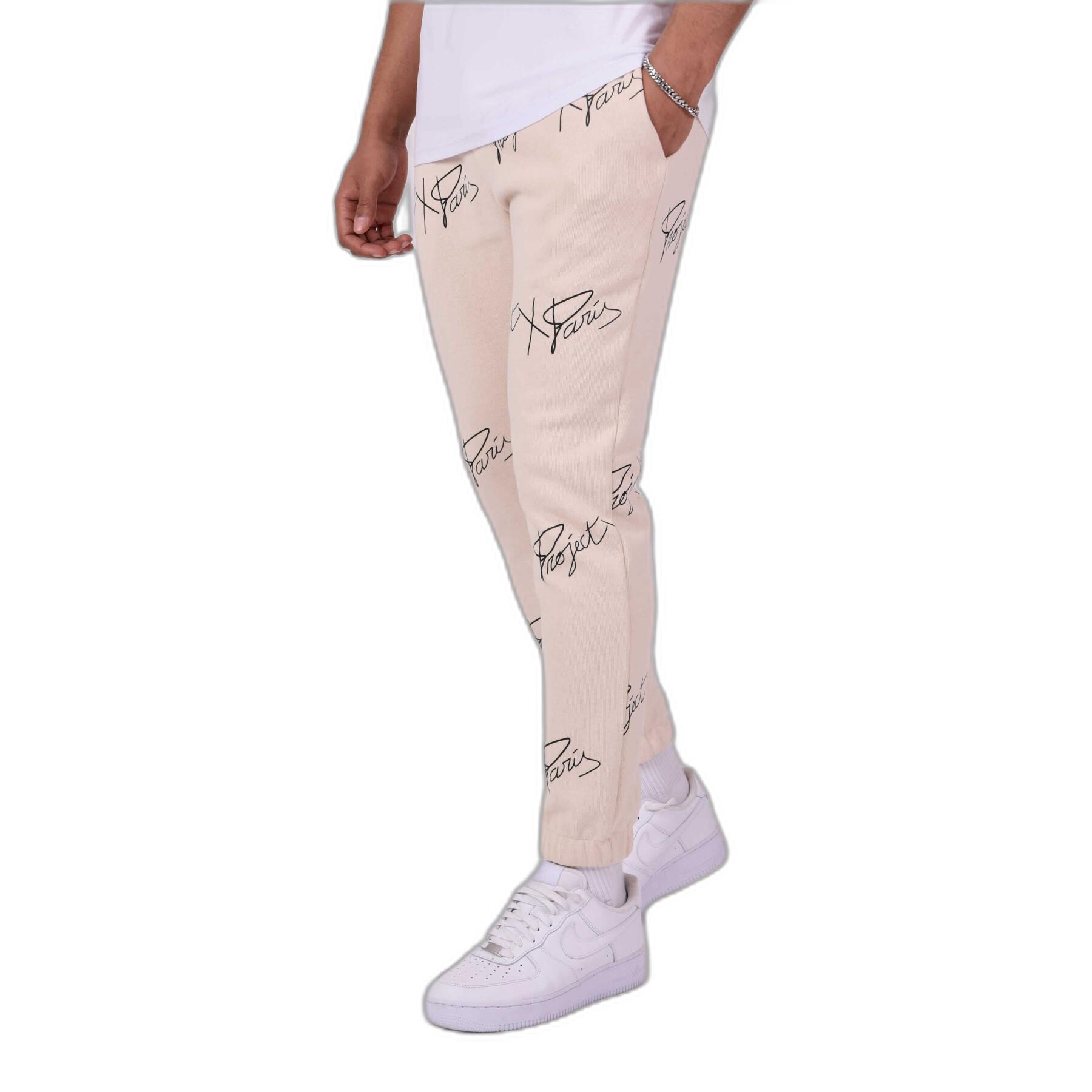 Pantalón de chándal con estampado Project X Paris Soft Logo all over