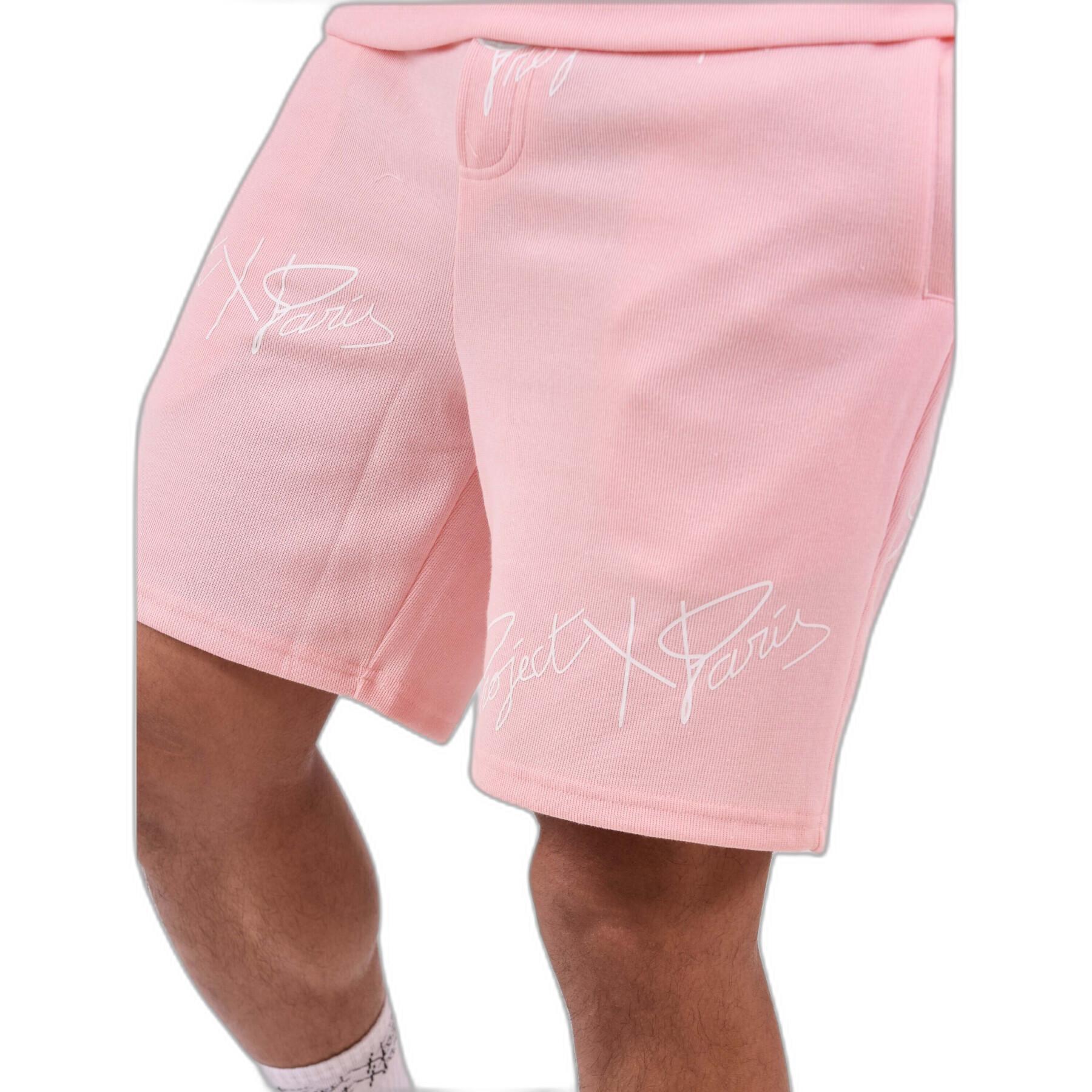 Pantalón corto de malla con logotipo Project X Paris Soft