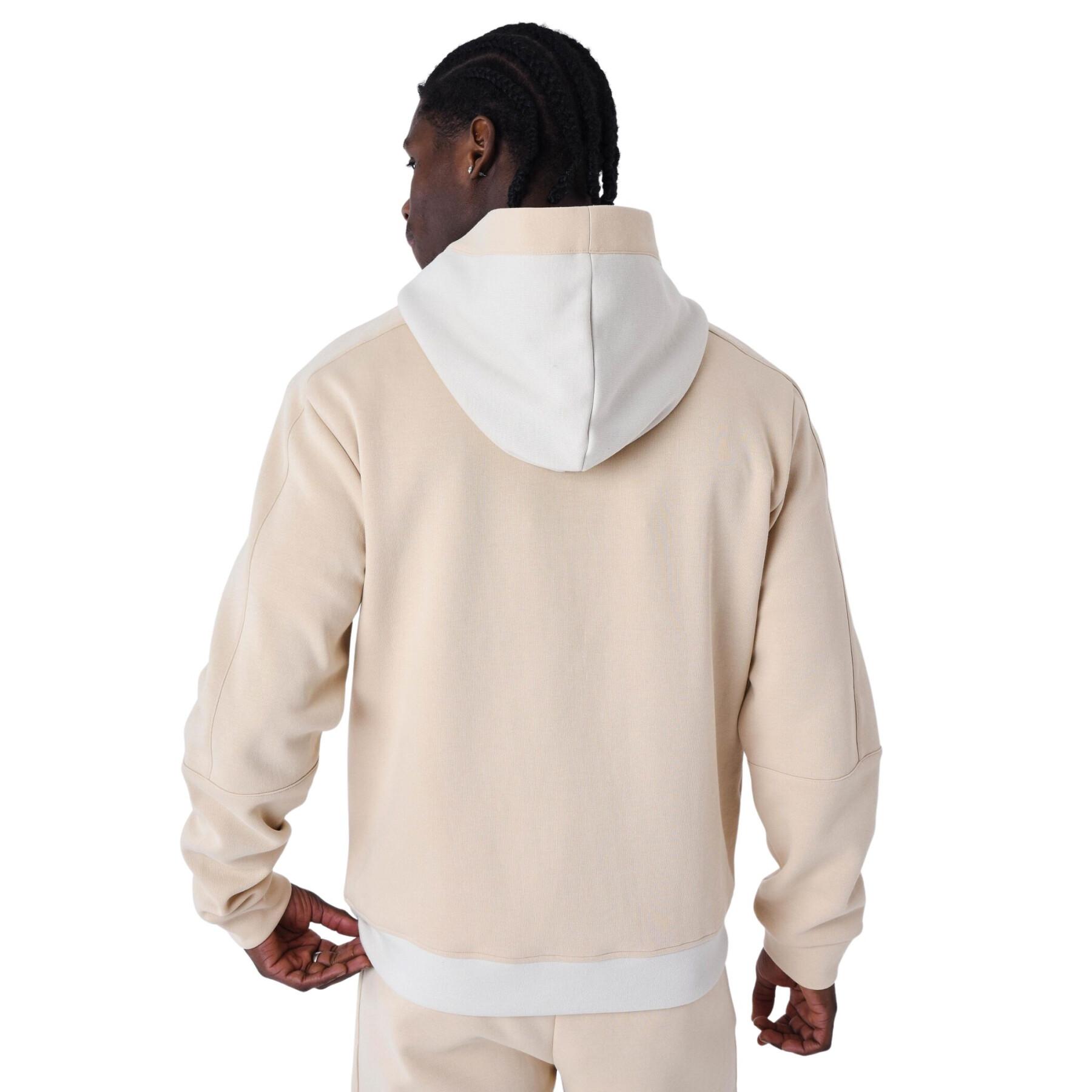Sweatshirt cremallera con capucha y mangas bordadas Project X Paris