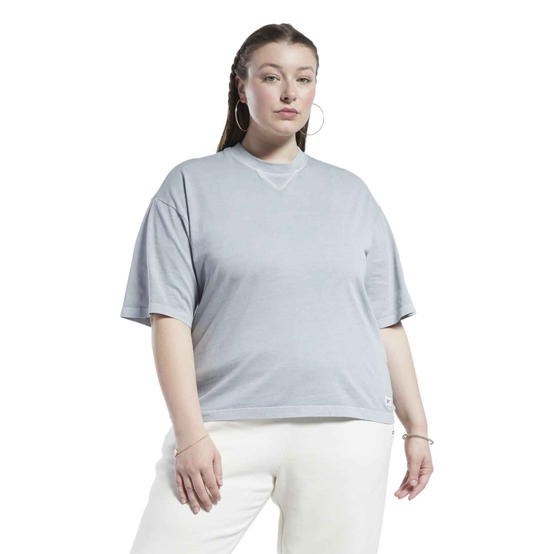 Camiseta de mujer de corte recto y tinte natural Reebok Classics GT