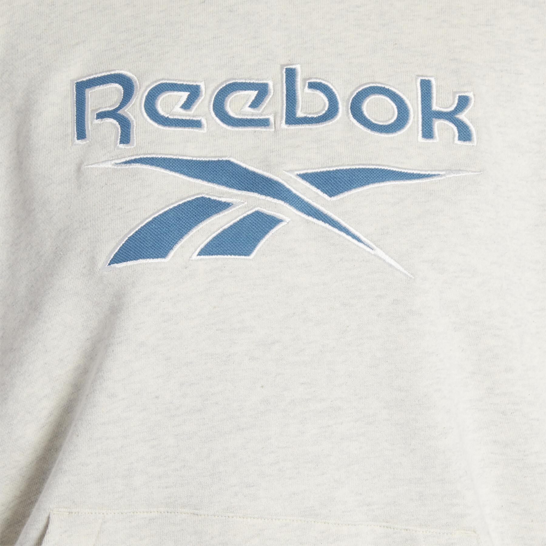 Sudadera con capucha de lana para mujer Reebok Archive Classics Big Logo