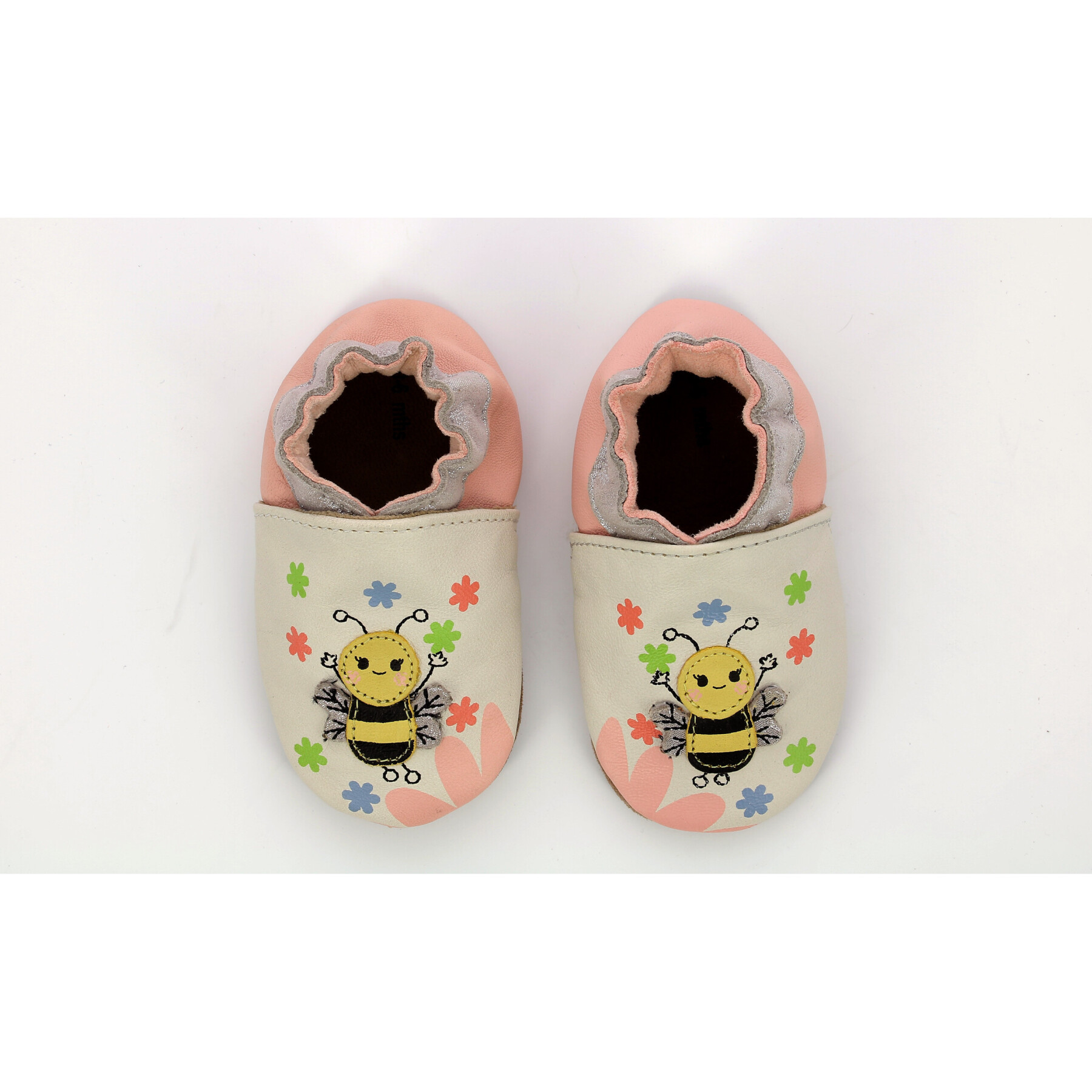 Zapatillas de casa para bebé niña Robeez Bee Carefull
