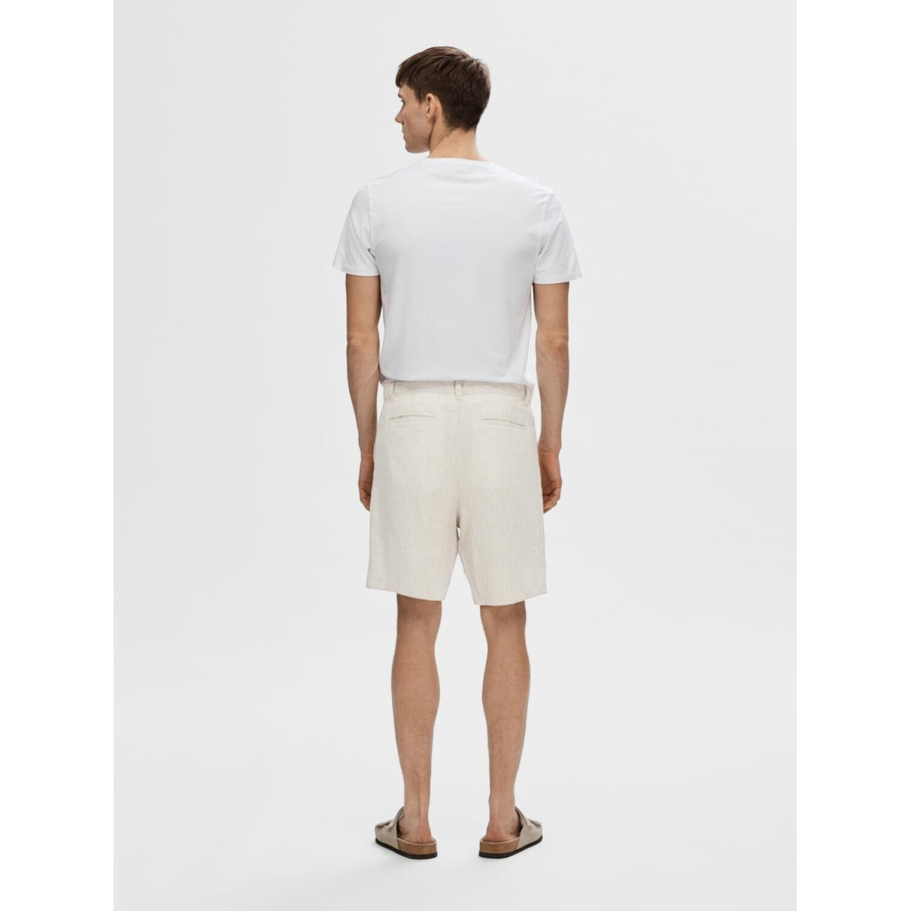 Pantalón corto Selected Regular-Mads Linen