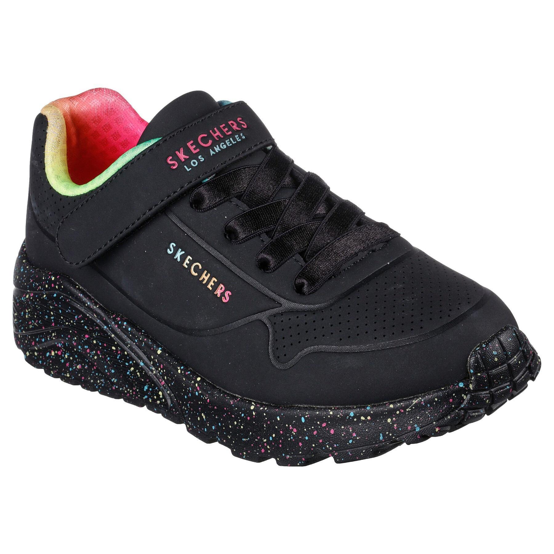 Zapatillas de deporte para chicas Skechers Uno Lite-Rainbow Specks