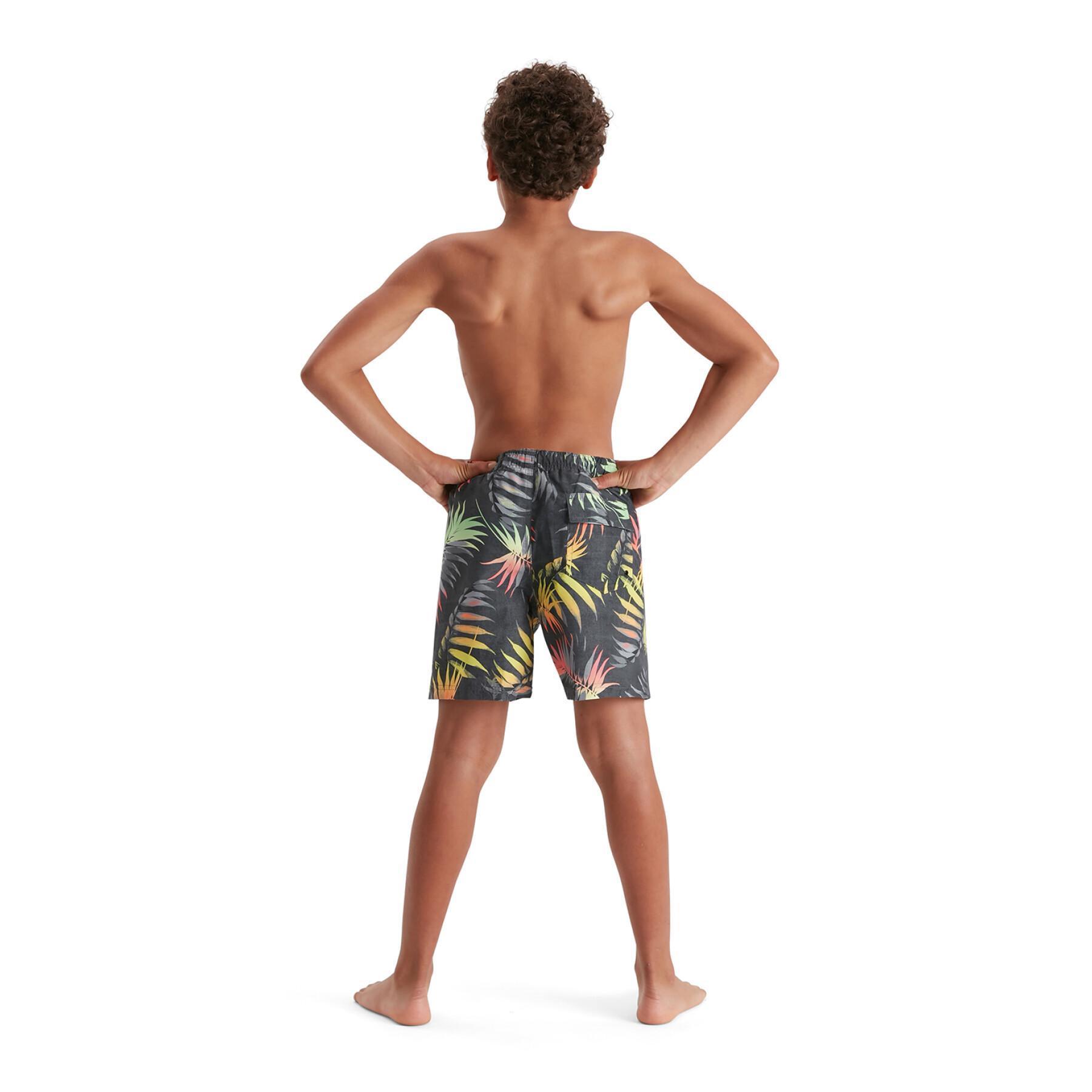Pantalón corto de baño estampados para niños Speedo Eco 15