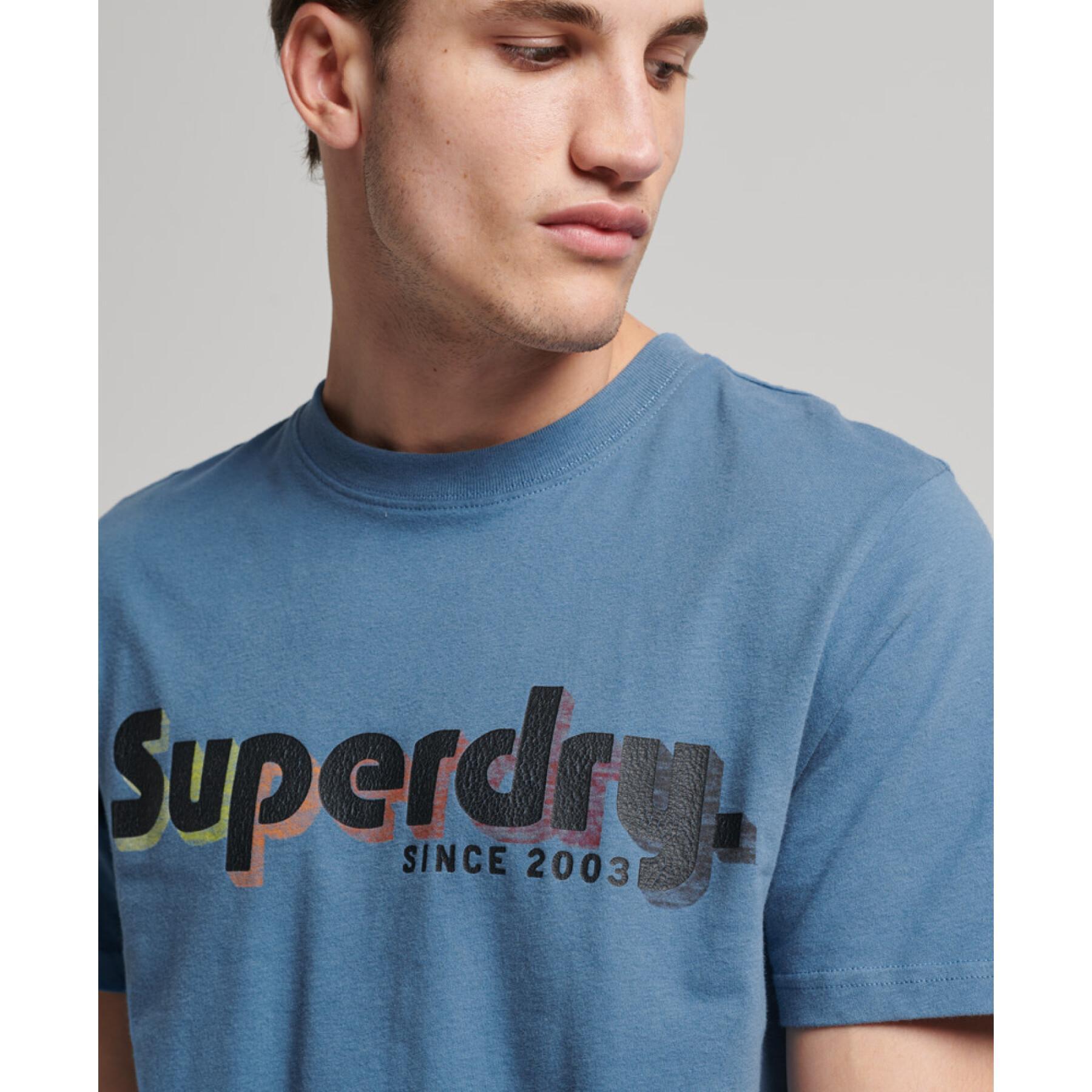 Camiseta clásico Superdry Logo Terrain