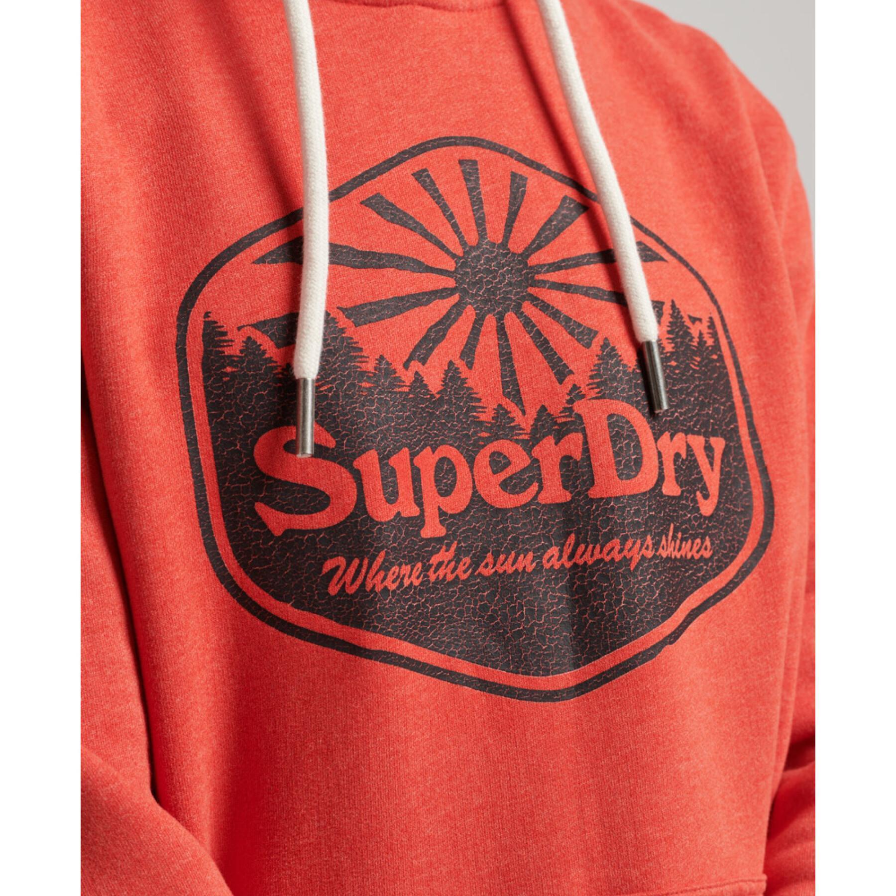 Sweatshirt con capucha Superdry Vintage Travel
