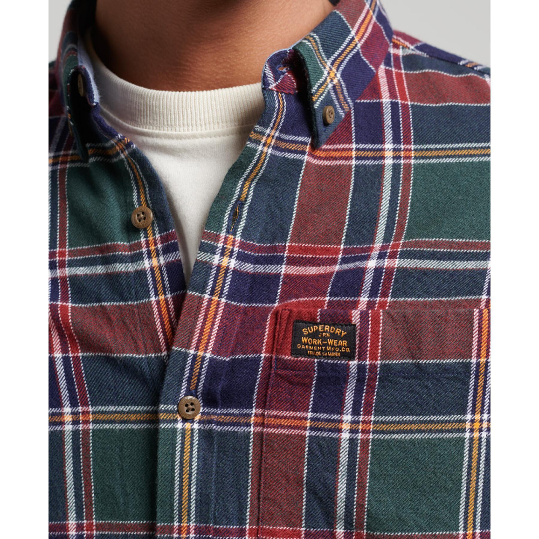 Camisa de algodón orgánico Superdry Lumberjack Vintage
