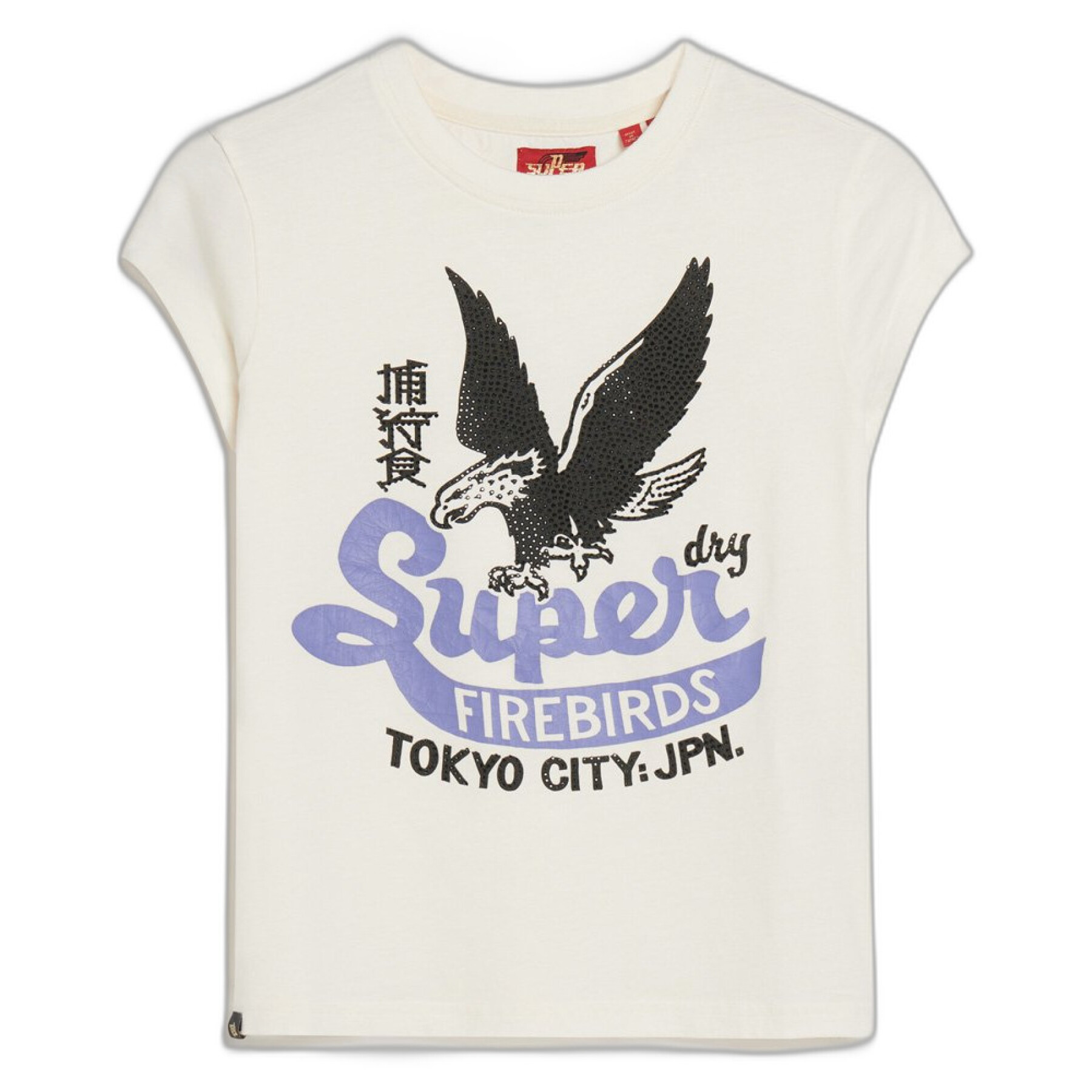 Camiseta de fantasía para mujer con mangas y motivo de póster Superdry