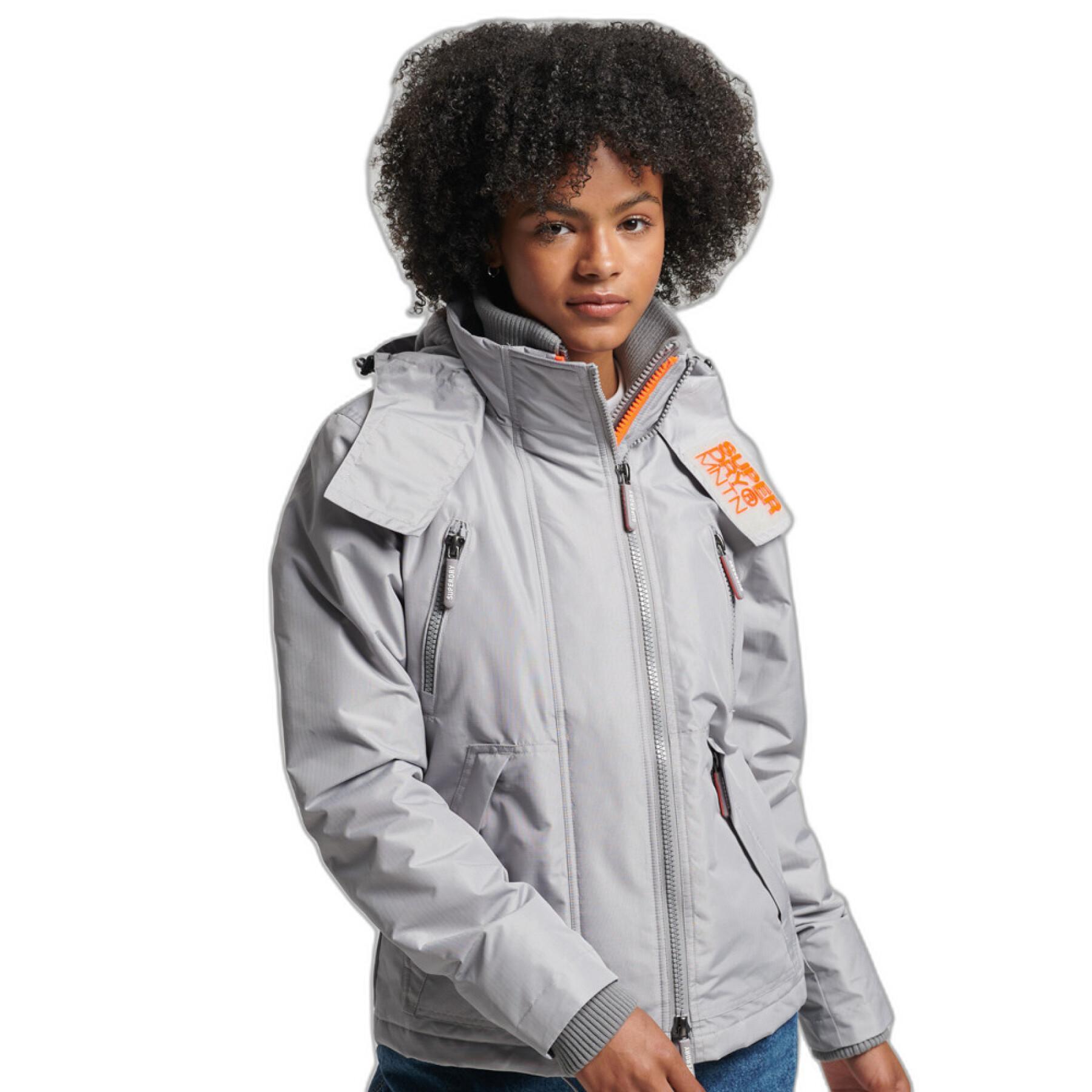 Chaqueta impermeable con capucha mujer Superdry Mountain