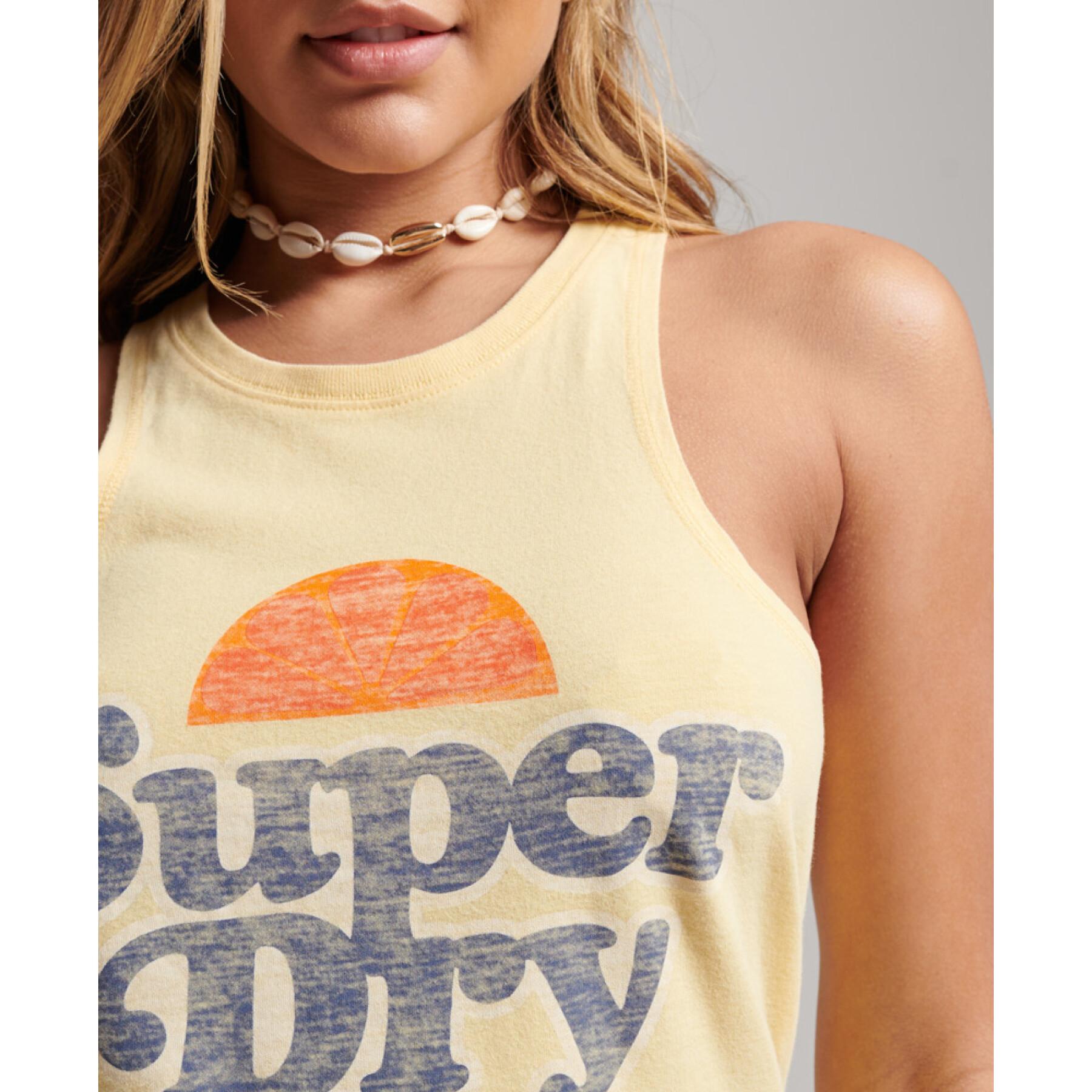 Camiseta de tirantes clásica mujer Superdry Vintage Cooper