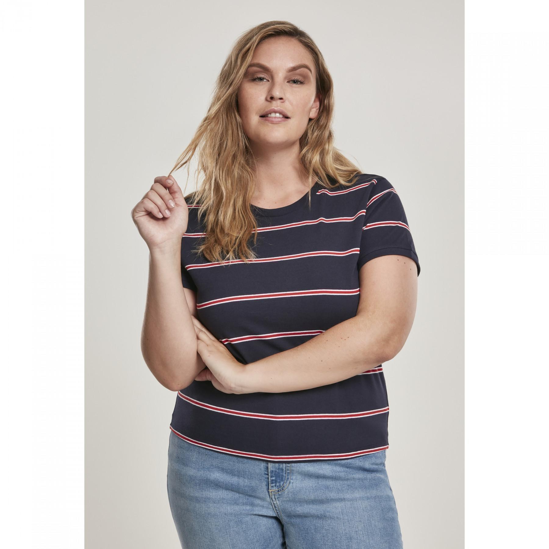 Camiseta mujer tamaños grandes Urban Classic kate Stripe