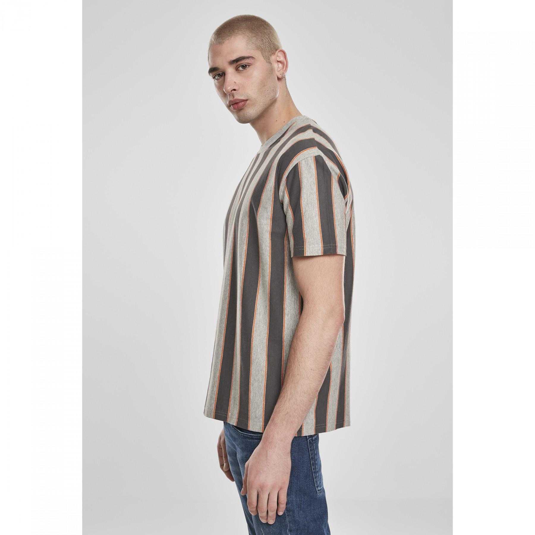 Camiseta Urban Classics printed oversized bold stripe