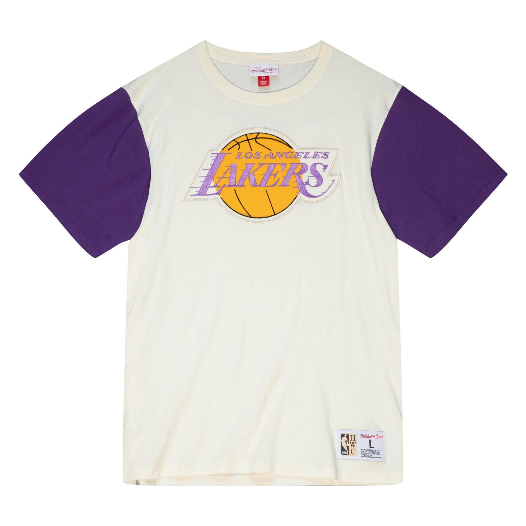 Camiseta de color bloqueado Los Angeles Lakers 2021/22