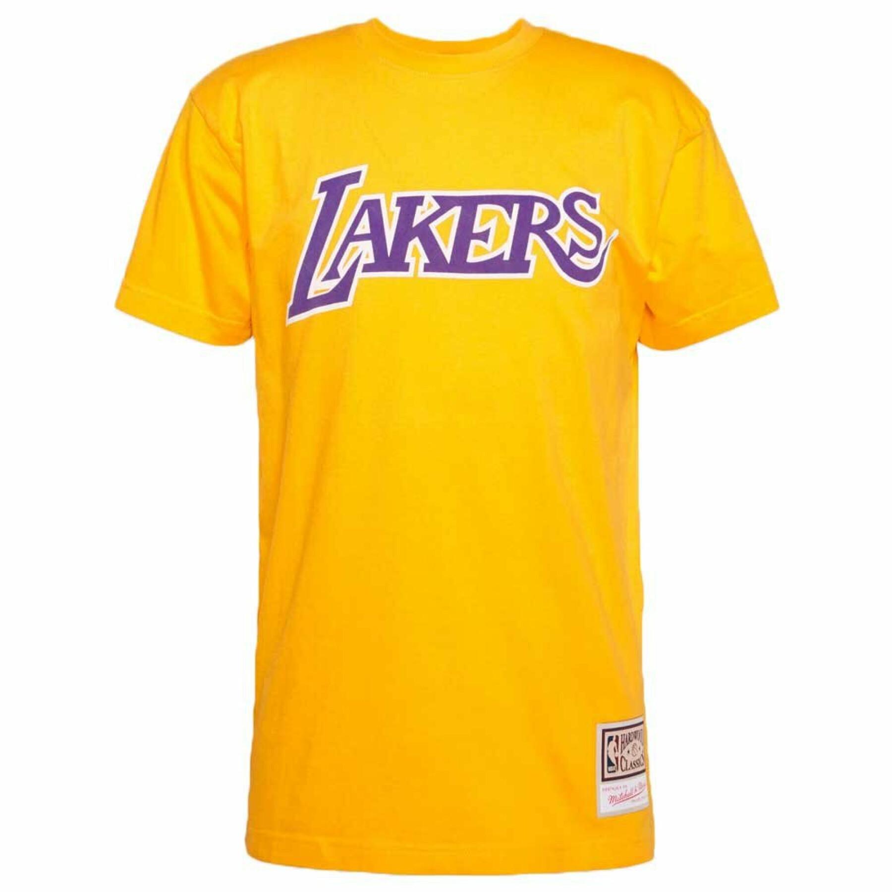 Logotipo de la camiseta usada Los Angeles Lakers 2021/22