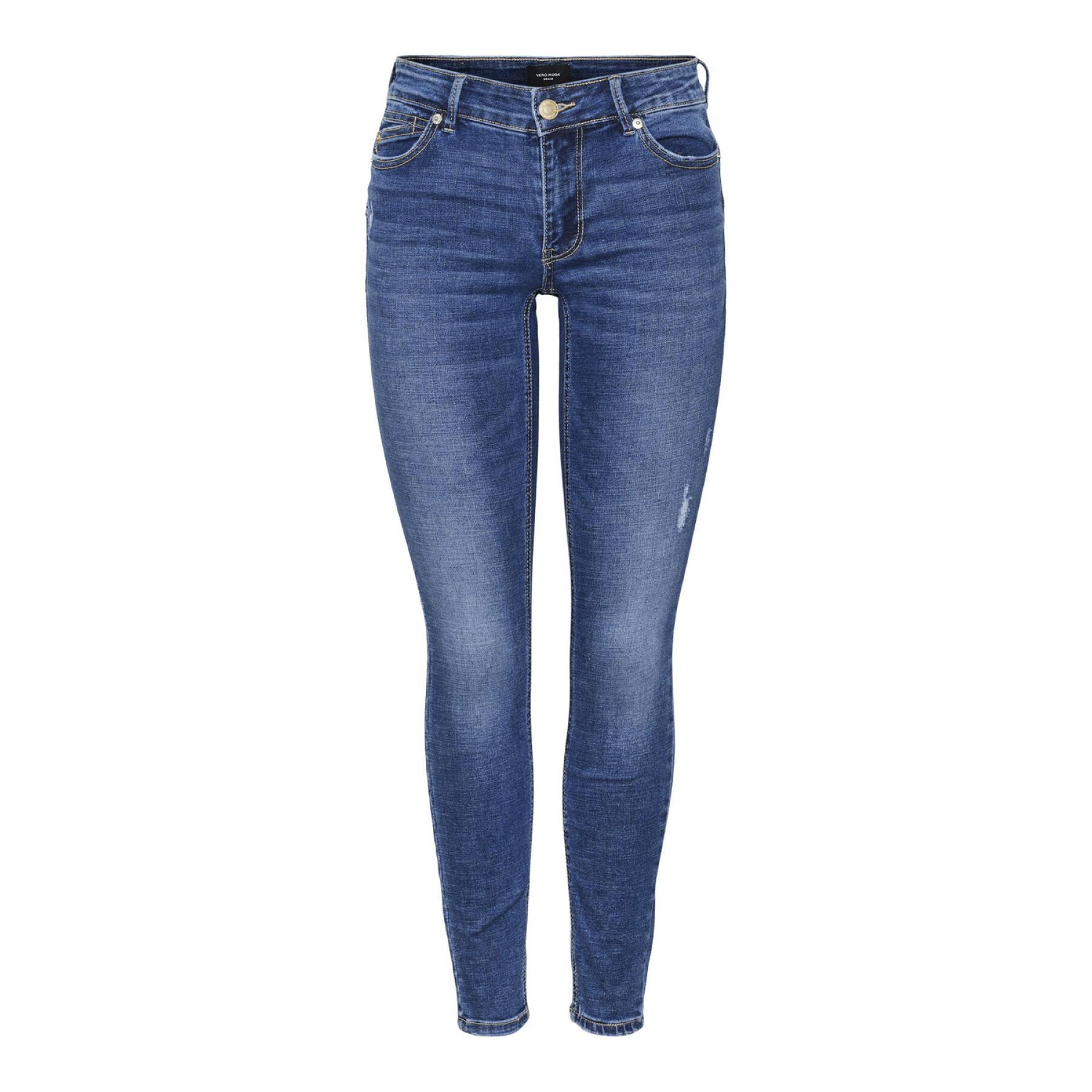 Jeans mujeres delgadas Vero Moda Robyn LR Push Up LI399