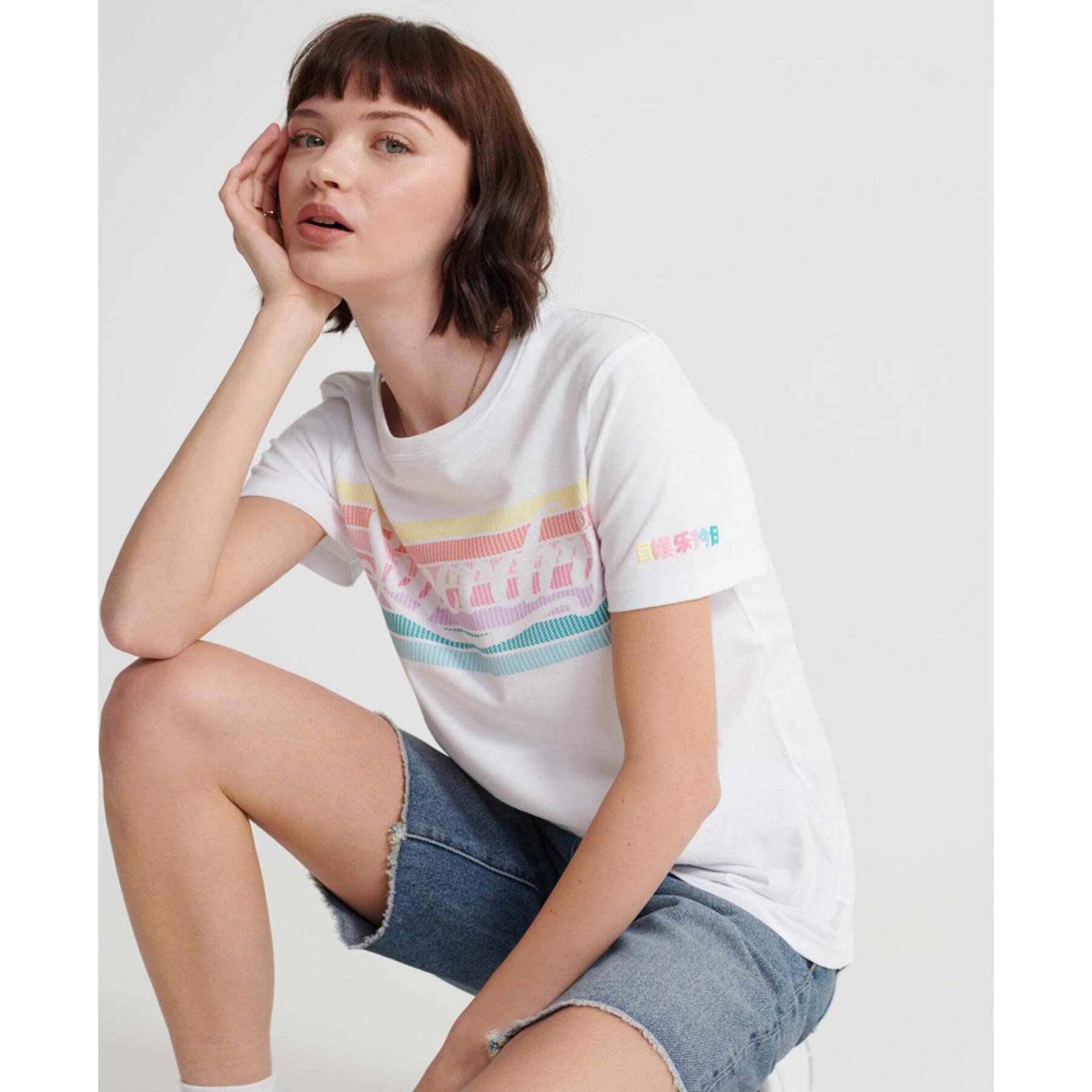 Camiseta de mujer Superdry Rainbow