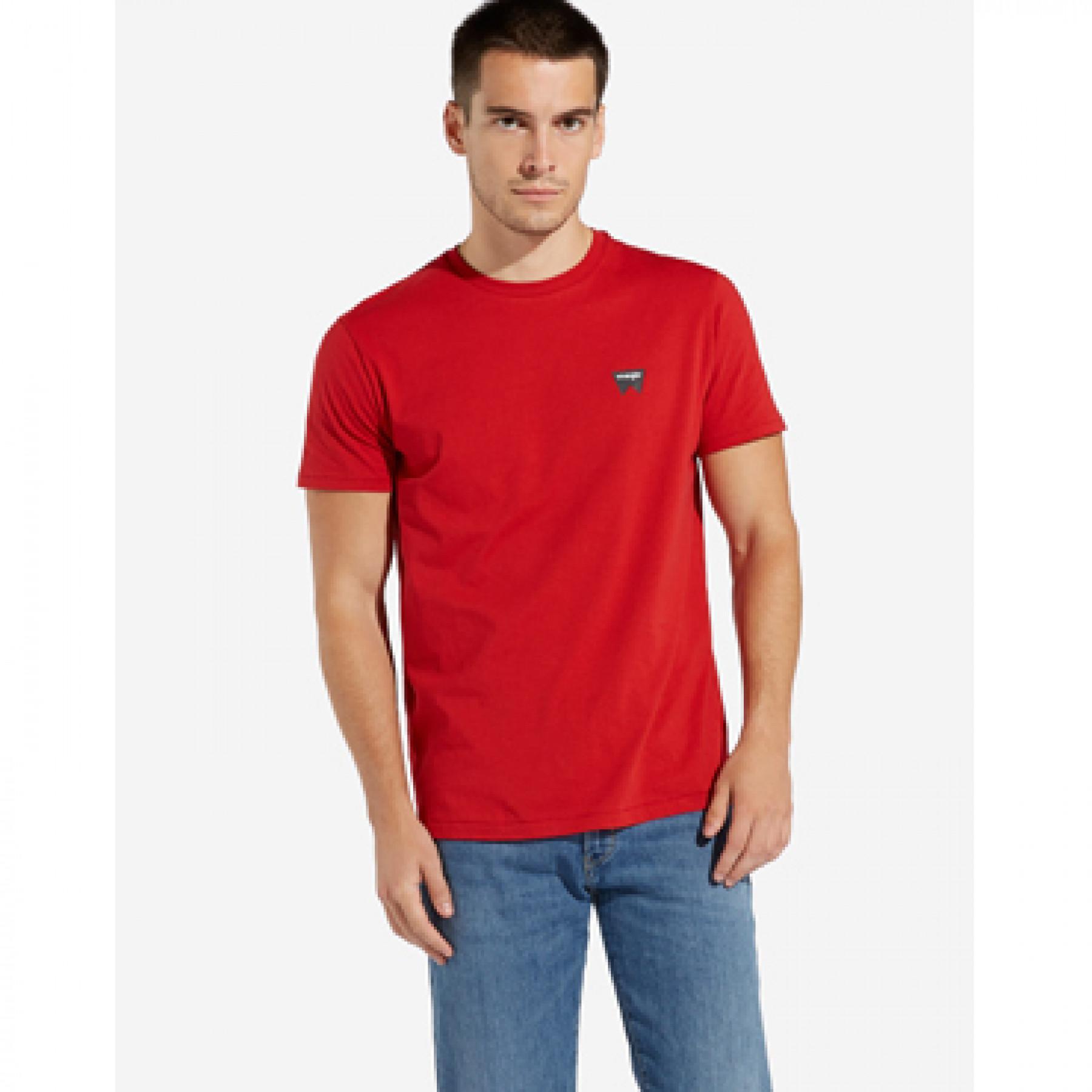 Camiseta de manga corta Wrangler scarlet