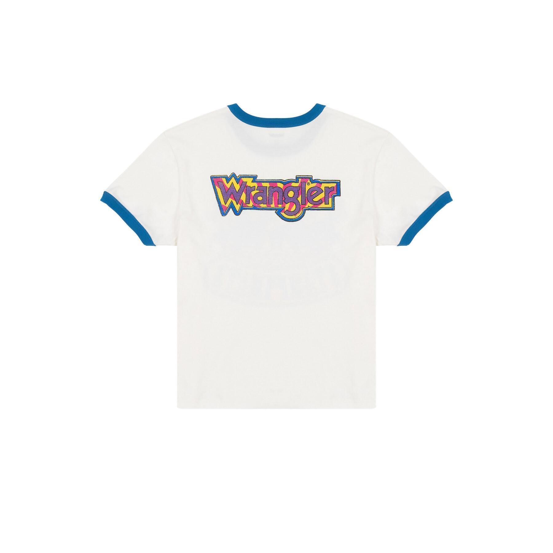 Camiseta de mujer Wrangler Relaxed Ringer