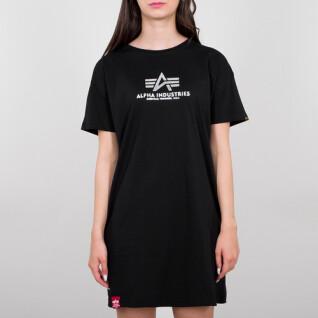 Camiseta larga de mujer Alpha Industries Basic Foil Print