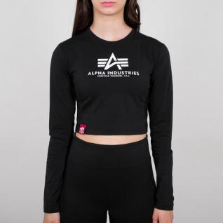 Camiseta de manga larga para mujer Alpha Industries Basic