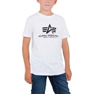 Camiseta para niños Alpha Industries Basic Reflective Print
