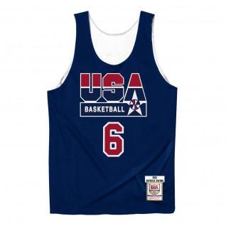Camiseta auténtica del equipo USA reversible Patrick Ewing