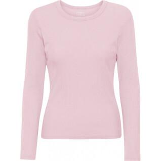Camiseta de manga larga para mujer Colorful Standard Organic faded pink