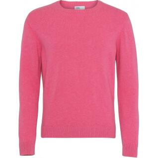 Jersey de lana con cuello redondo Colorful Standard Classic Merino bubblegum pink