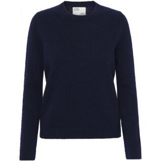 Jersey de lana con cuello redondo para mujer Colorful Standard Classic Merino navy blue