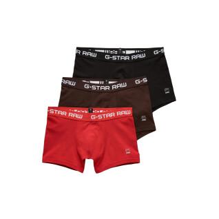 Pack de 3 boxers G-Star Classic trunk clr