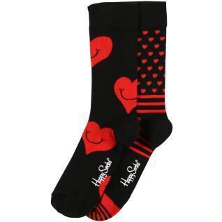 Set de regalo de 2 pares de calcetines Happy Socks I Heart You