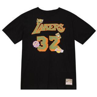 Camiseta Los Angeles Lakers NBA Script N&N Lakers Magic Johnson