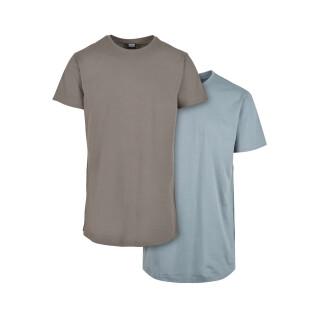 Camisetas Urban Classics pre-pack shaped long (x2)