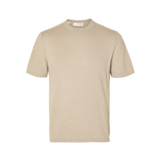 Camiseta de punto de lino Selected Berg