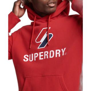 Sweatshirt Sudadera con capucha y logotipo aplicado Superdry Stacked