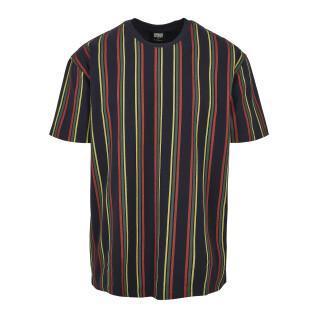 Camiseta Urban Classics printed oversized retro stripe (grandes tailles)