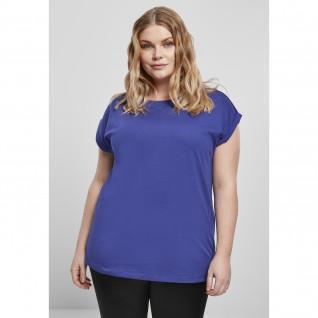 Camiseta mujer Urban Classics extended shoulder (tamaños grandes)