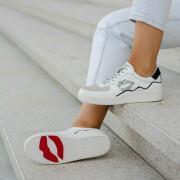 Zapatillas de deporte para mujeres Bons Baisers de Paname Loulou-Blanc Silver